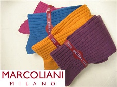 Visit Andy Trott Kerrisdale Menswear in Vancouver to see our colourful collection of Marcoliani Socks.